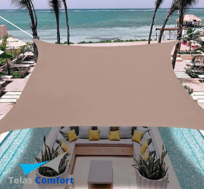 Sombreador Recolhimento Permeável (80% UV) - Telas Comfort