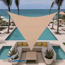 Tela Impermeável Triangular c/ Kit Instalação