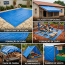 Lona Reforçada Piscina Construção Impermeável com Corda - Telas Comfort