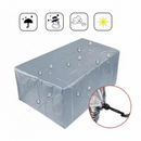 Capa Impermeável Retangular para Sofá Mesa Móveis Externos Preta e Cinza Telas Comfort