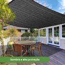 Sombrite Permeável (80% UV) SOMENTE PRETO - Telas Comfort (Horta / Jardim / Estufa / Sombra Carro / Sombra Piscina)
