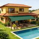 Retangular verde escuro com kit instalação completo - Telas Comfort