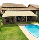 Sombreador Grande Bege Permeável (80% UV) - Telas Comfort Bloqueia Sol