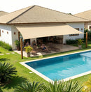 Sombreador Grande Bege Permeável (80% UV) - Telas Comfort Bloqueia Sol