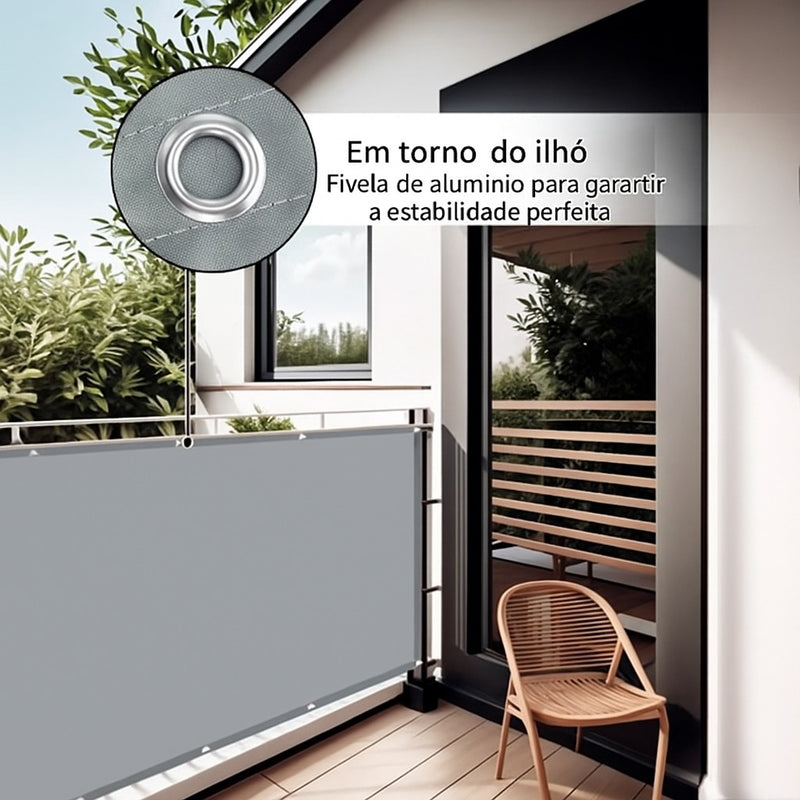 Tela de Privacidade Telas Comfort | Ideal para Piscina, Sacada e Varanda