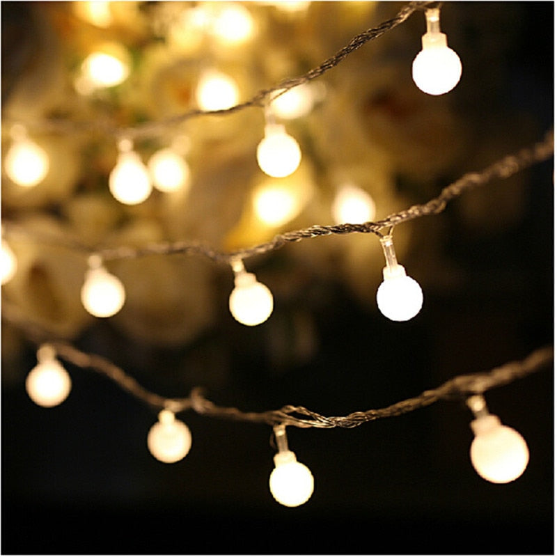 Varal de Luzes 5m com 40 Lâmpadas LED (220V) – Telas Comfort | Ideal para Jardim e Varanda