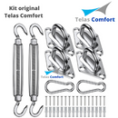 Tela Impermeável Quadrada c/ Kit Instalação